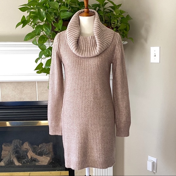 WHBM Textured Tunic Sweater Size M Cowlneck - Picture 4 of 9